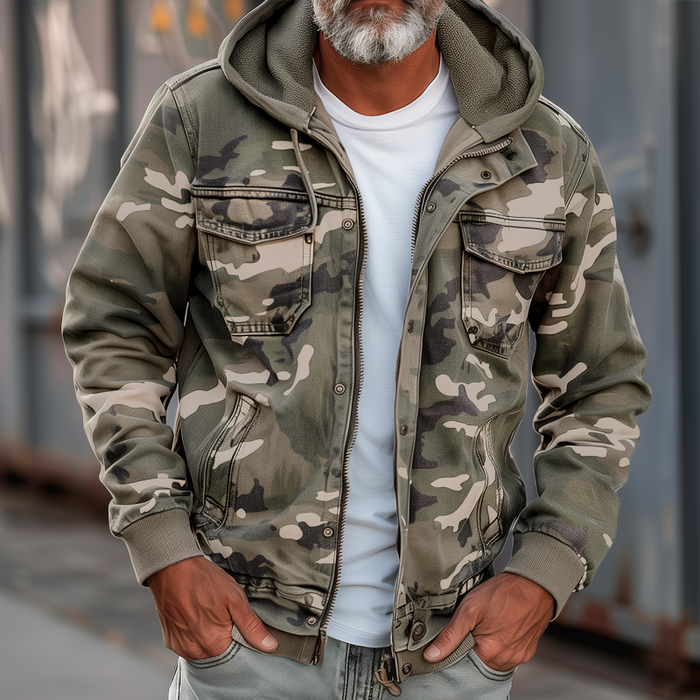 James| Veste avec motif camouflage