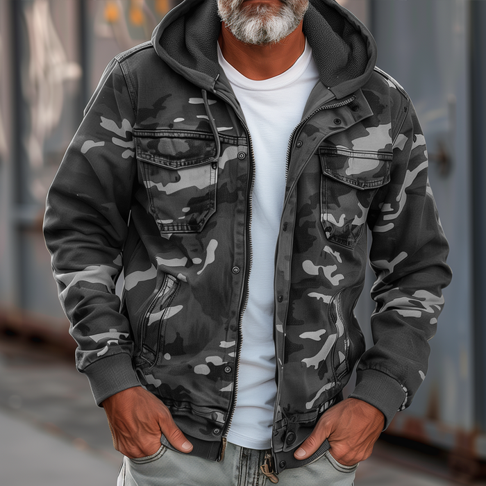 James| Veste avec motif camouflage