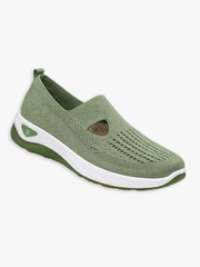 Alice | Chaussures à Enfiler Pour Femme Aérées Antidérapantes Confortables - Vert