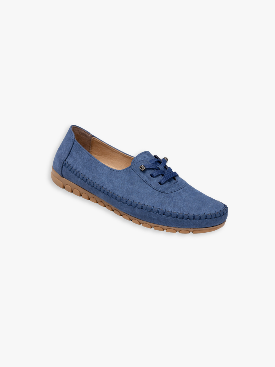 Anna | Chaussures à Enfiler Soutien Voûte Plantaire Semelle Flexible pour Femme - Gris