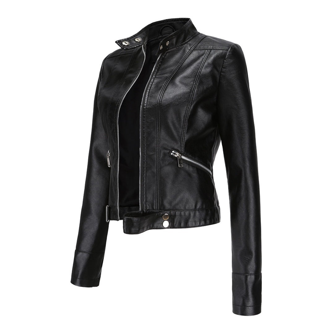 Anna | Veste pour Femme Coupe Ajustée simili-cuir Véritable Design Intemporel - Unique