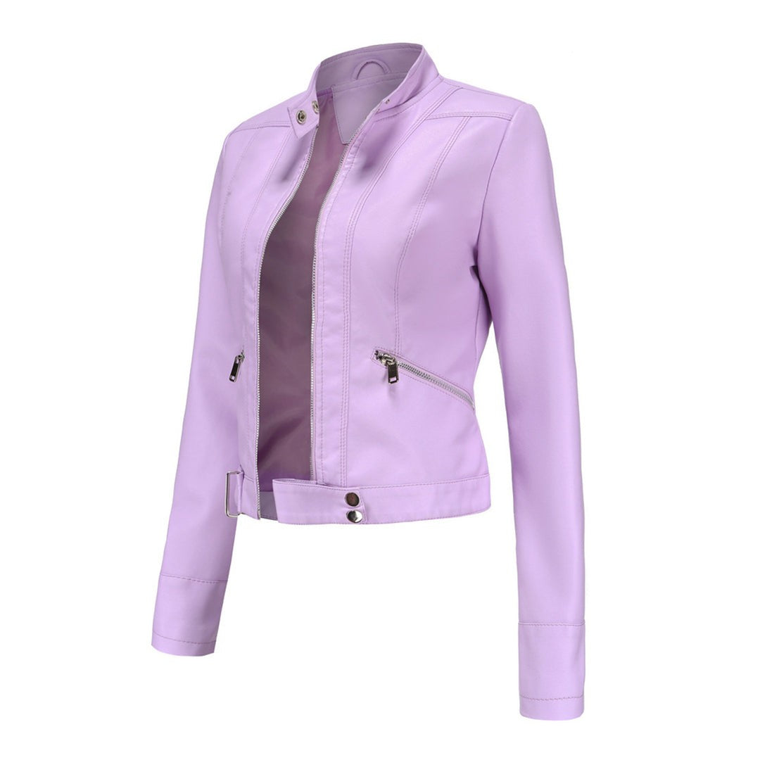Anna | Veste pour Femme Coupe Ajustée simili-cuir Véritable Design Intemporel - Unique