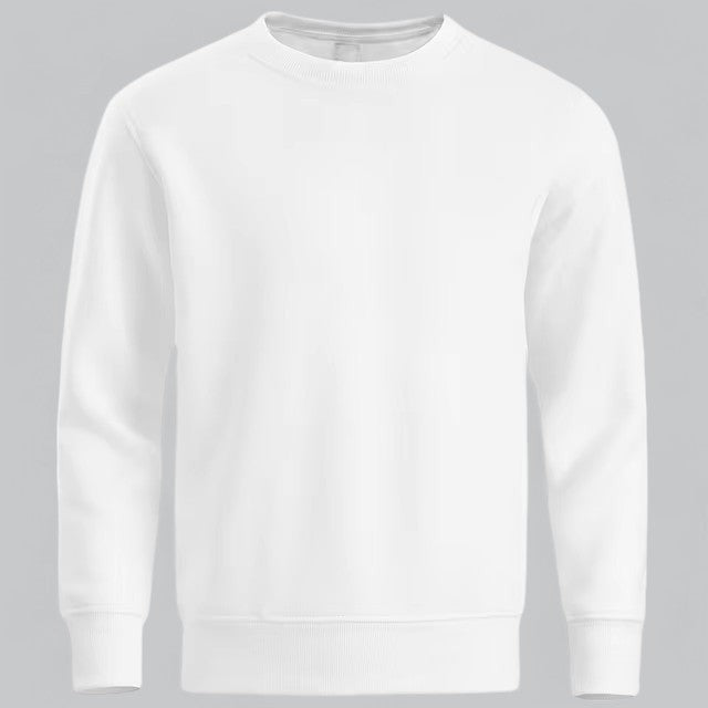 Arthur | Sweat-shirt pour Homme Col Rond Manches Longues Coupe Décontractée - Blanc