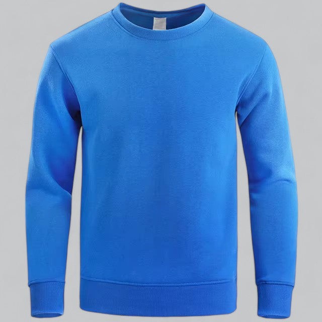 Arthur | Sweat-shirt pour Homme Col Rond Manches Longues Coupe Décontractée - Bleu