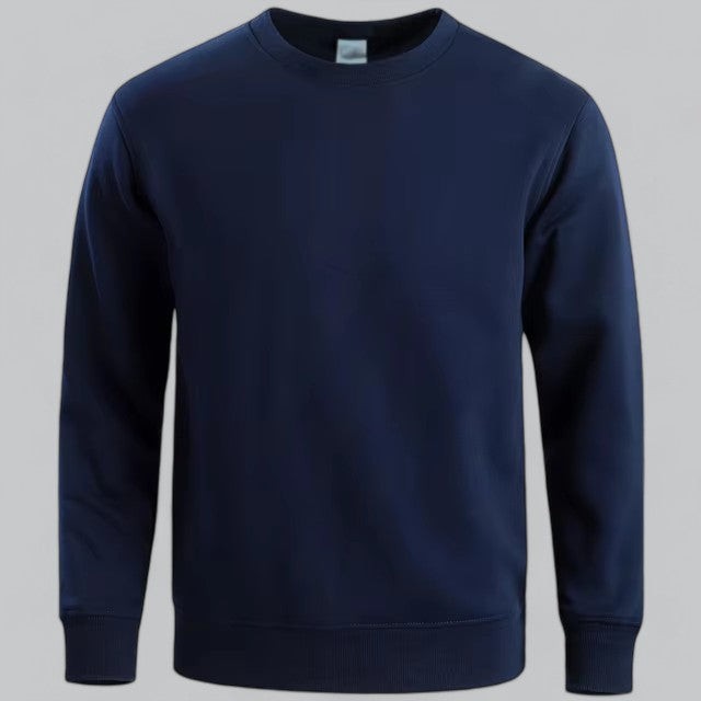 Arthur | Sweat-shirt pour Homme Col Rond Manches Longues Coupe Décontractée - Bleu Marine