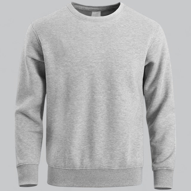 Arthur | Sweat-shirt pour Homme Col Rond Manches Longues Coupe Décontractée - Gris