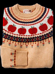 Charlotte | Pull Déguisement Halloween Femme Fair Isle Motifs Festifs Manches Longues - Pomme Jacquard
