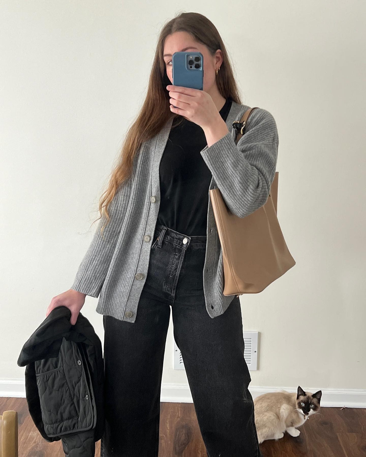 Elise | Cardigan pour Femme Coupe Ample Tricot Structuré Fermeture Boutonnée - Beige