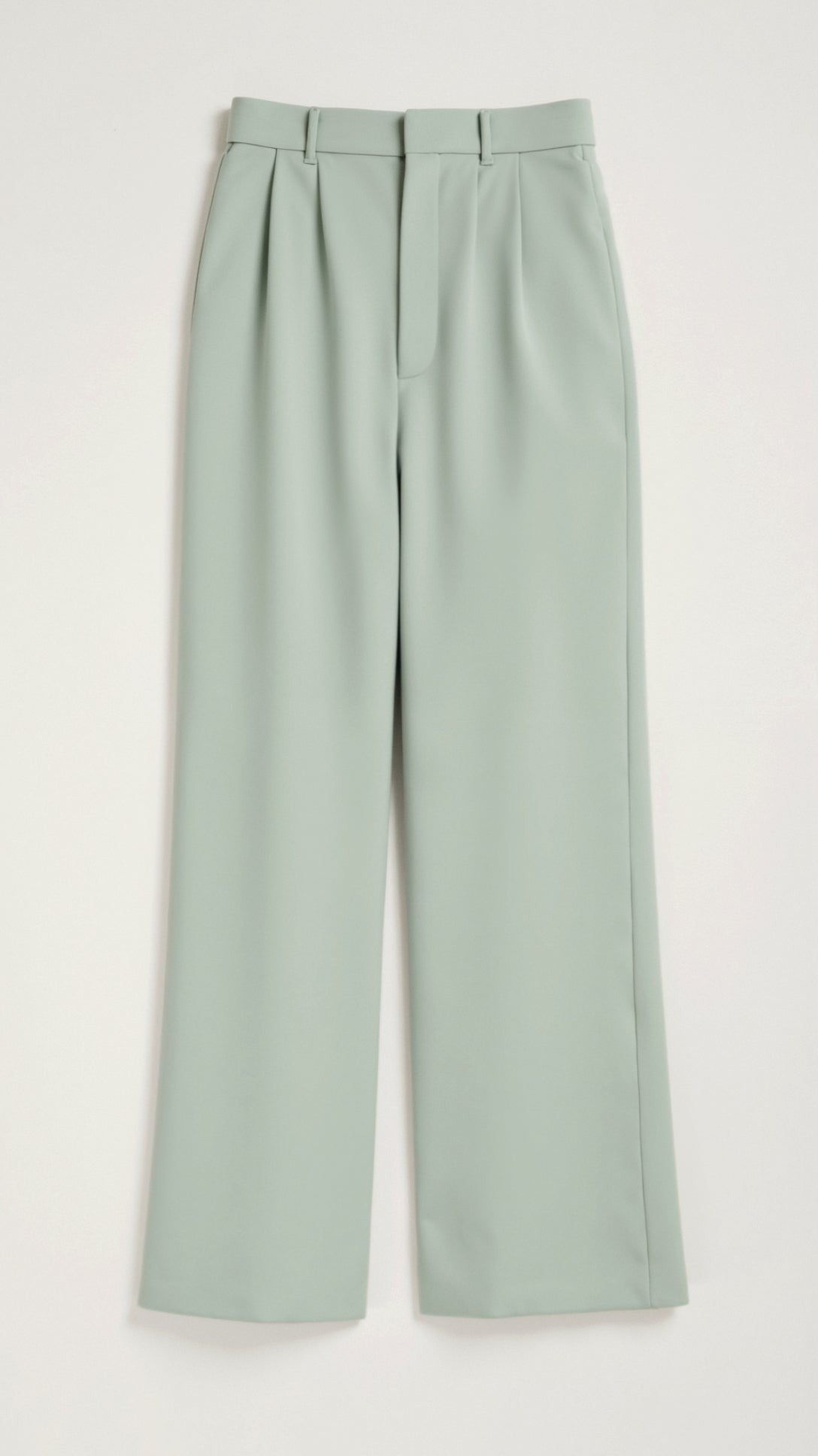 Emma | Pantalon pour Femme Taille Haute Coupe Ample Printemps - Bleu