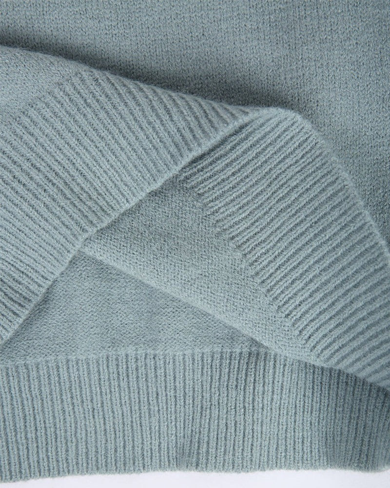 Emma | Pull Femme Tricot Coton Motif Tressé Coupe Droite - Unique