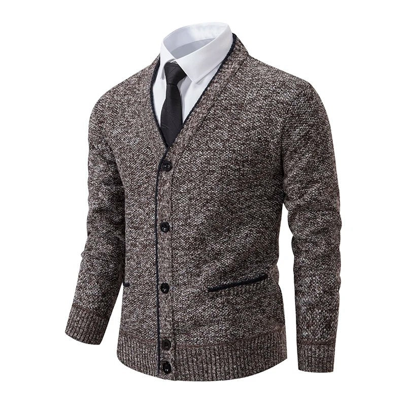Ethan | Pull pour Femme Col en V Coupe Régulière Tricot Laine - Gris Clair