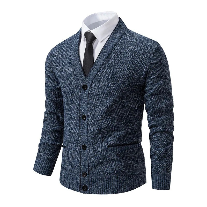 Ethan | Pull pour Femme Col en V Coupe Régulière Tricot Laine - Gris Clair