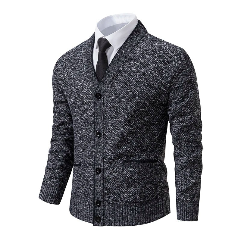 Ethan | Pull pour Femme Col en V Coupe Régulière Tricot Laine - Gris Clair