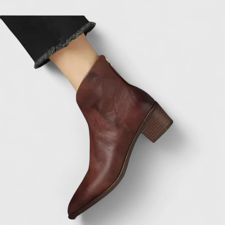 Gabriel | Bottes pour Femme Silhouette Intemporelle Coupe Droite - Noir