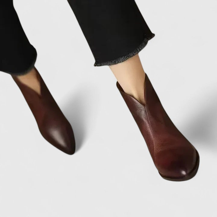 Gabriel | Bottes pour Femme Silhouette Intemporelle Coupe Droite - Noir