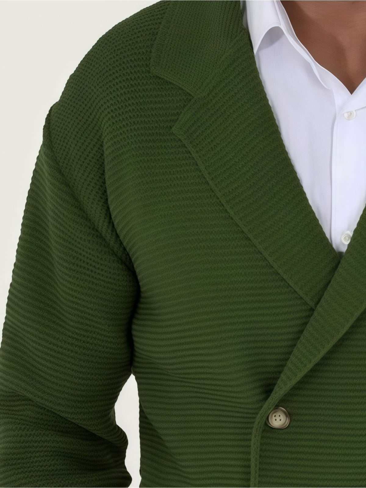 Jules | Cardigan pour Homme Coupe Structurée Tricot Fin Boutonné - Bleu