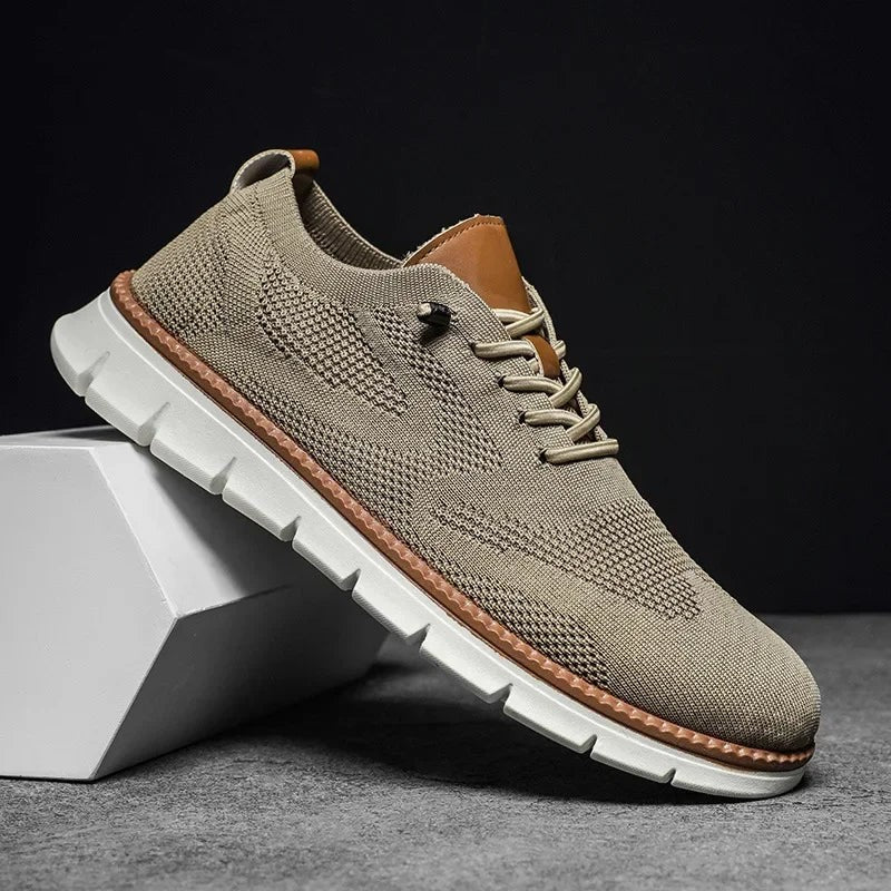 Jules | Chaussures pour Homme Respirantes Doublure Aérée simili-cuir Simili - Beige