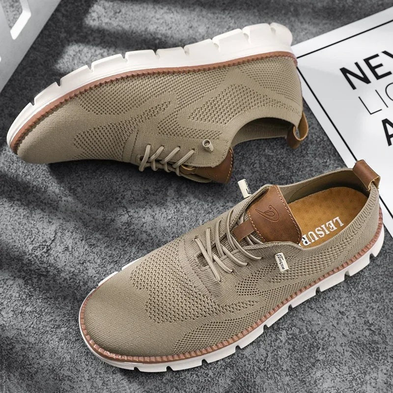 Jules | Chaussures pour Homme Respirantes Doublure Aérée simili-cuir Simili - Beige
