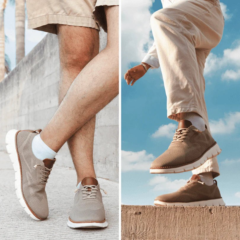 Jules | Chaussures pour Homme Respirantes Doublure Aérée simili-cuir Simili - Beige