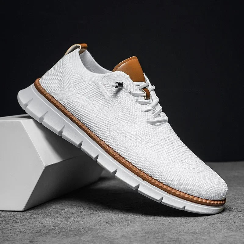 Jules | Chaussures pour Homme Respirantes Doublure Aérée simili-cuir Simili - Blanc