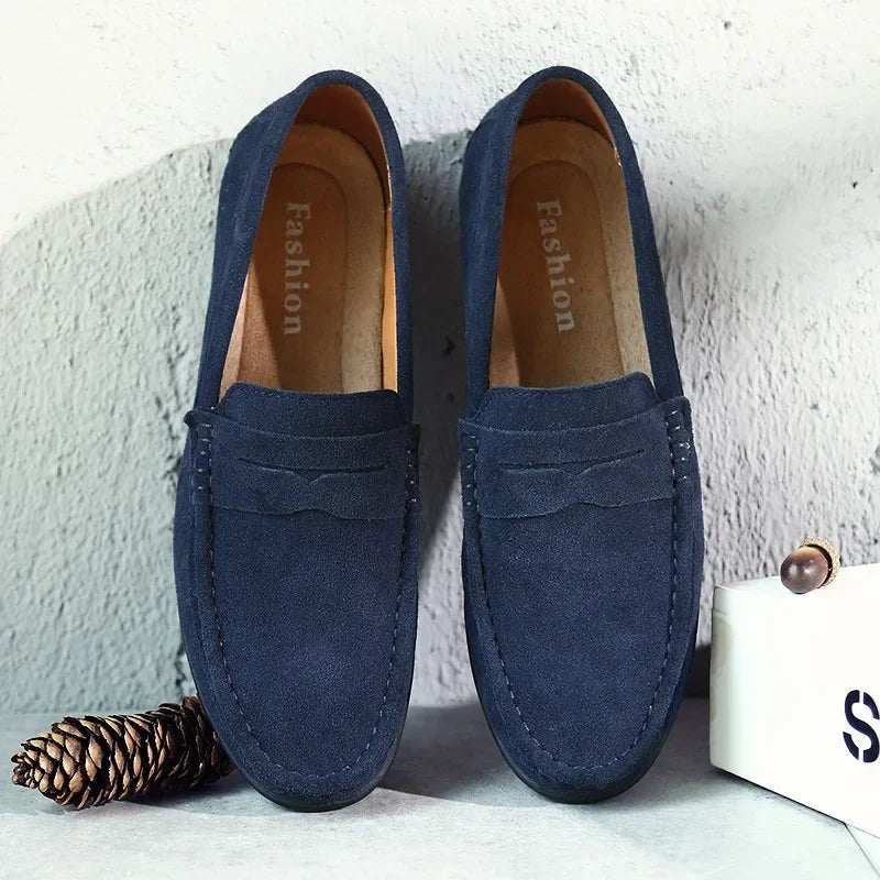 Jules | Mocassin Homme Enfiler Penny Printemps Confortable - Noir