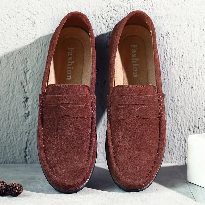 Jules | Mocassin Homme Enfiler Penny Printemps Confortable - Noir