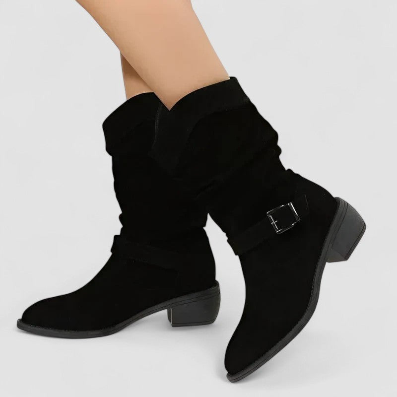 Juliette | Bottines Femme Soutien Orthopédique Fermeture Éclair Coupe Décontractée - Beige