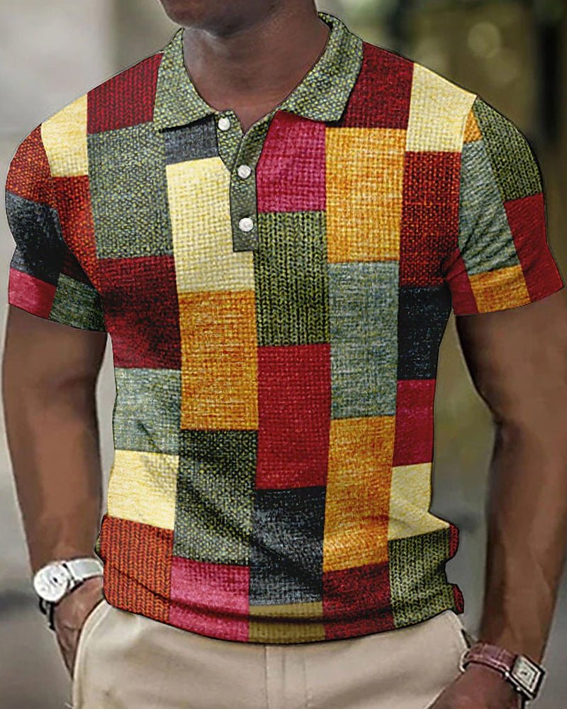Antonio™ | Polo à carreaux pour homme