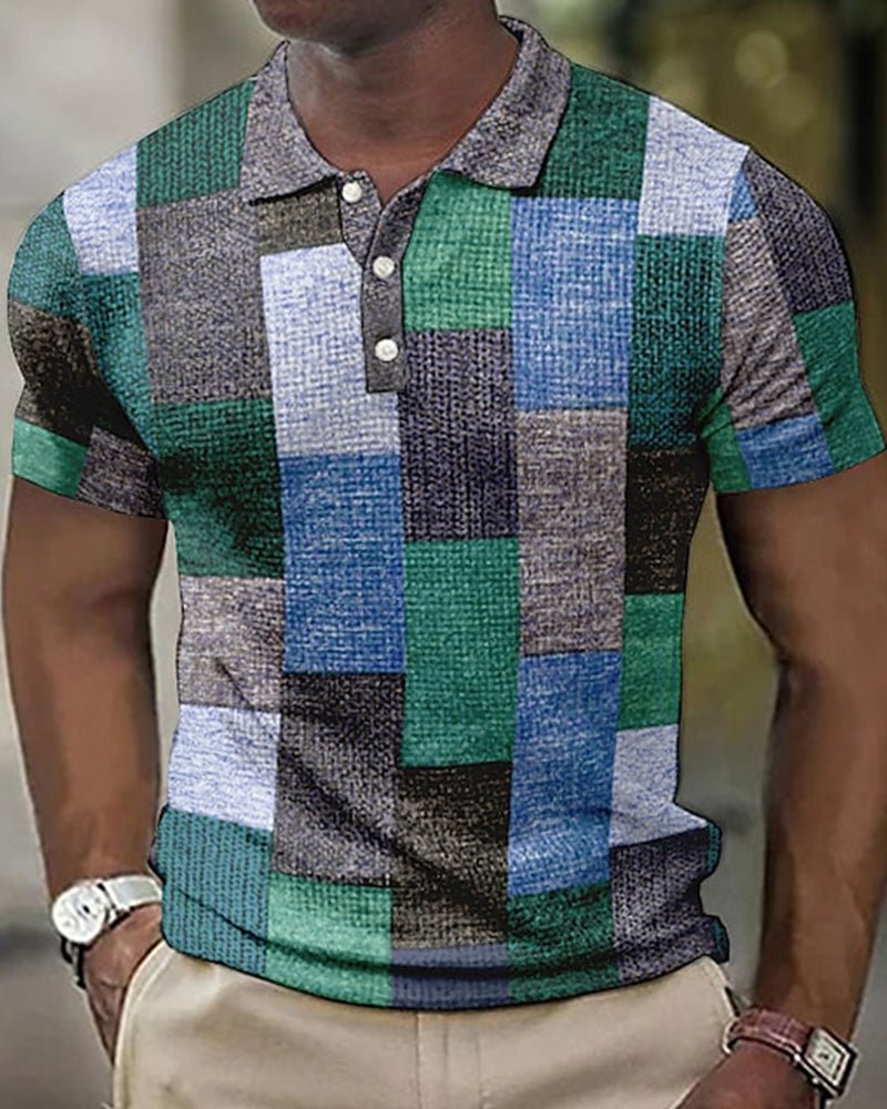 Antonio™ | Polo à carreaux pour homme