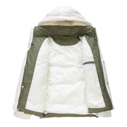 Lucas | Doudoune Homme Capuche Ajustable Coupe Décontractée Beige - Beige