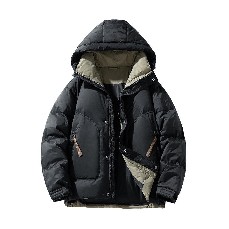 Lucas | Doudoune Homme Capuche Ajustable Coupe Décontractée Beige - Beige