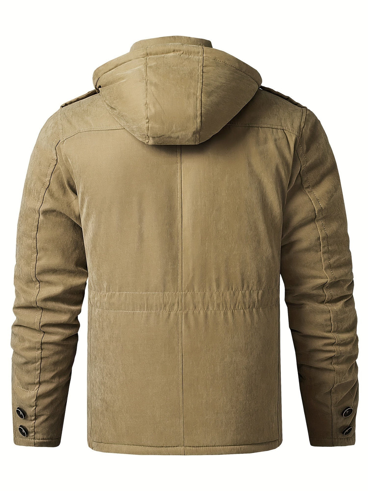 Lucas | Veste Homme Capuche Isolée Décontractée Hiver - Noir