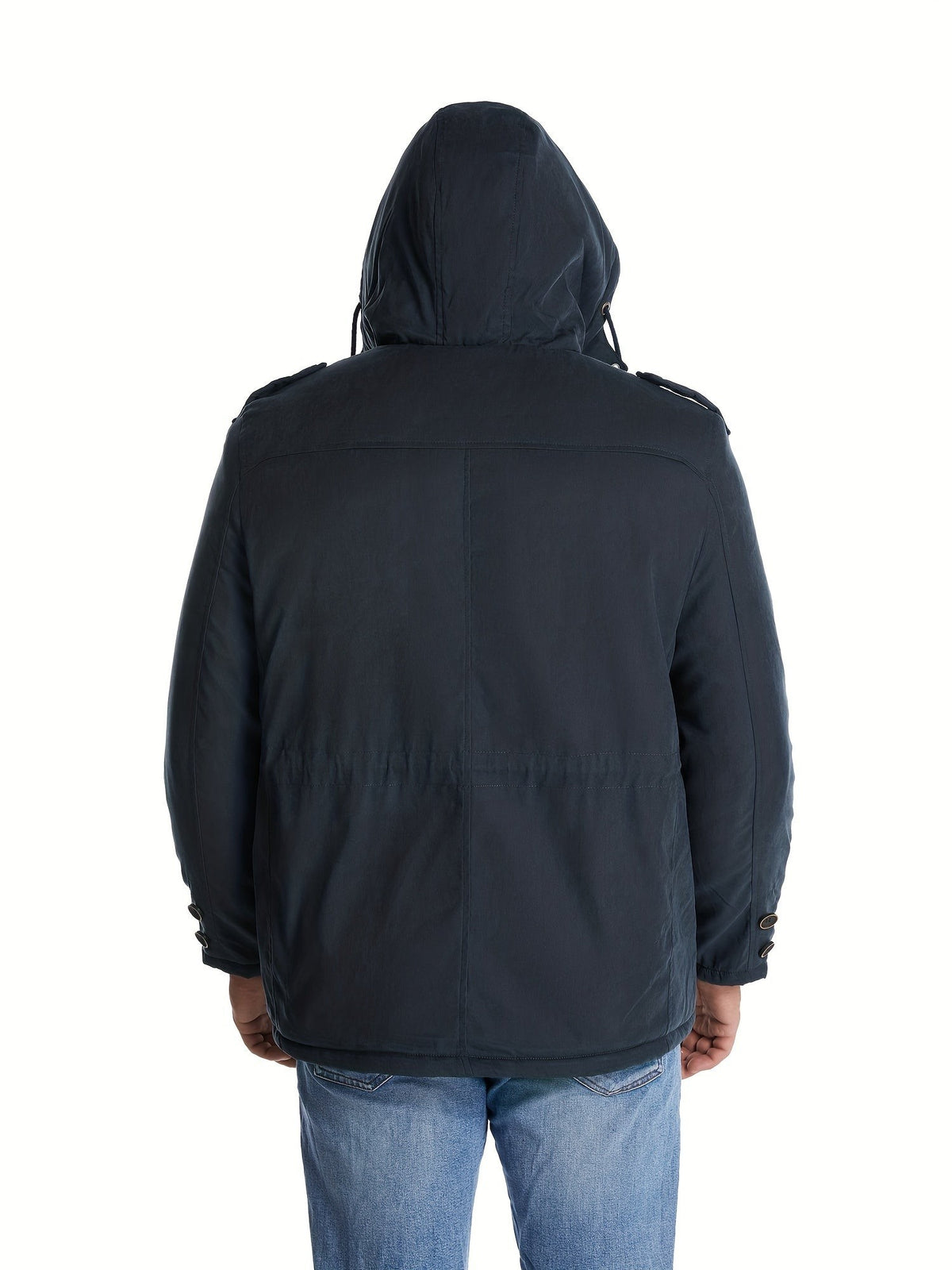 Lucas | Veste Homme Capuche Isolée Décontractée Hiver - Noir