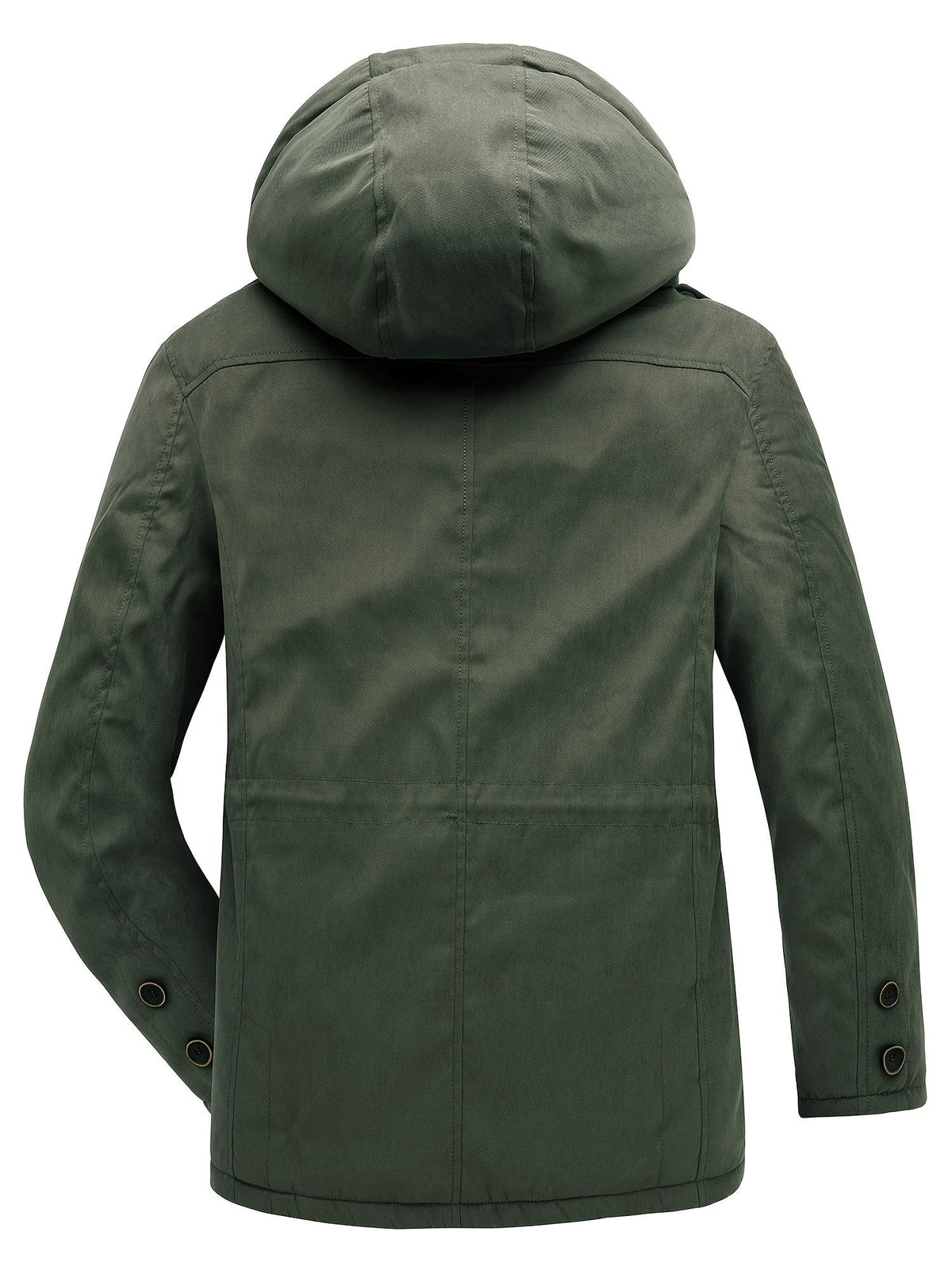 Lucas | Veste Homme Capuche Isolée Décontractée Hiver - Noir
