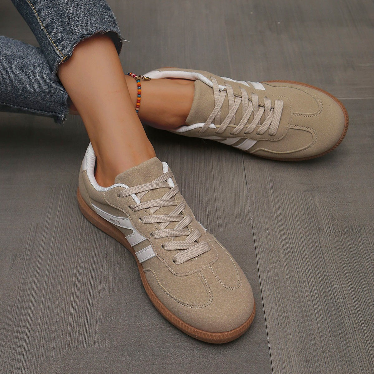 Manon | Chaussures de Marche pour Femme Rembourrées Avant-Pied Large Semelle Flexible - Blanc