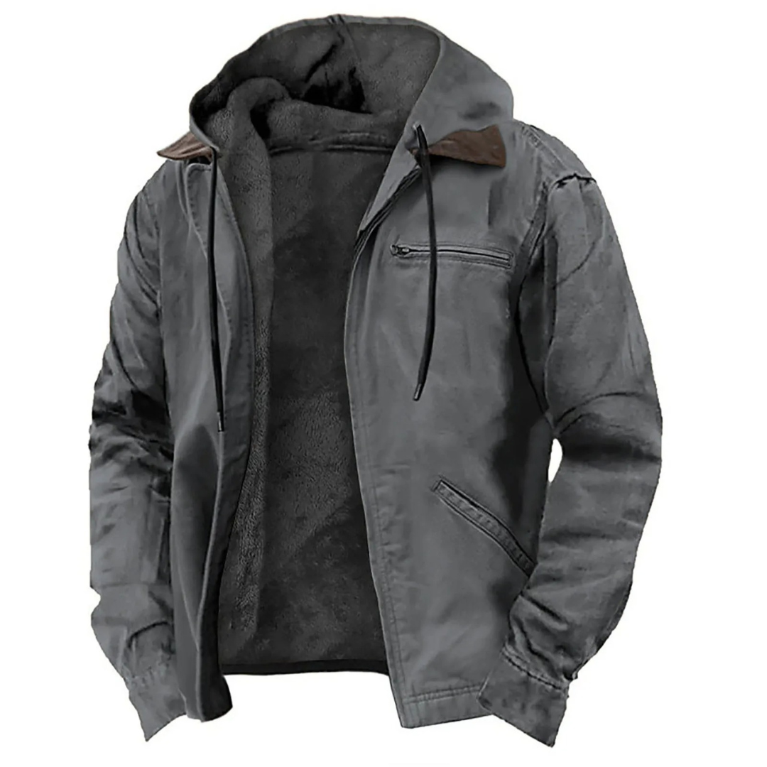 Mila | Manteau d'Hiver pour Femme Coupe Ajustée Doublure Douce Imperméable - Gris