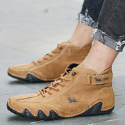 Nicolas | Chaussures Homme Minimalistes Coupe Ample Semelle Fine - Marron