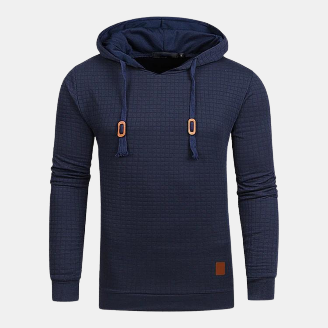 Noah | Sweat-shirt pour Homme Coupe Ample Capuche Motif Vintage - Bleu Marine