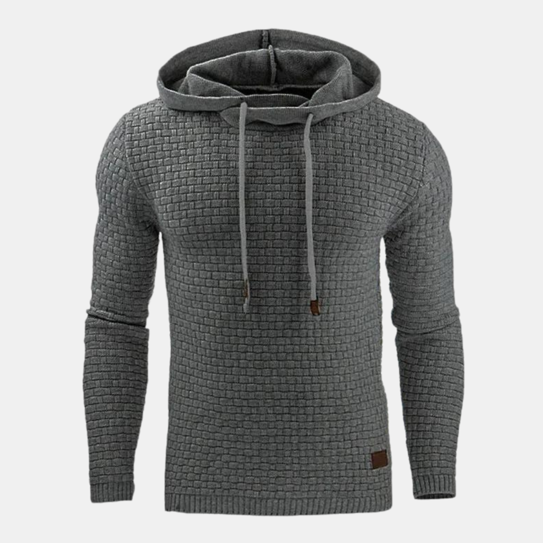 Noah | Sweat-shirt pour Homme Coupe Ample Capuche Motif Vintage - Gris