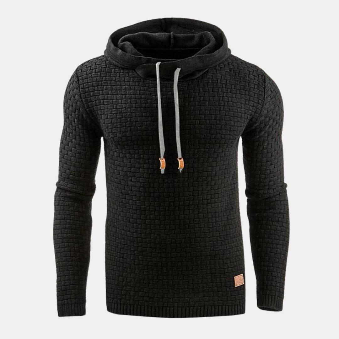 Noah | Sweat-shirt pour Homme Coupe Ample Capuche Motif Vintage - Noir