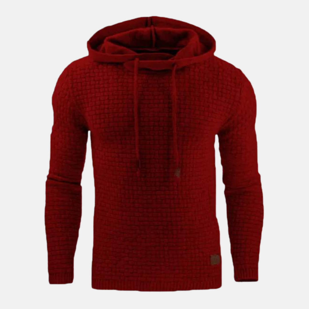 Noah | Sweat-shirt pour Homme Coupe Ample Capuche Motif Vintage - Rouge