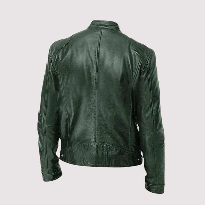 Noah | Veste pour Homme simili-cuir Véritable Coupe Ajustée Doublure Intérieure - Noir