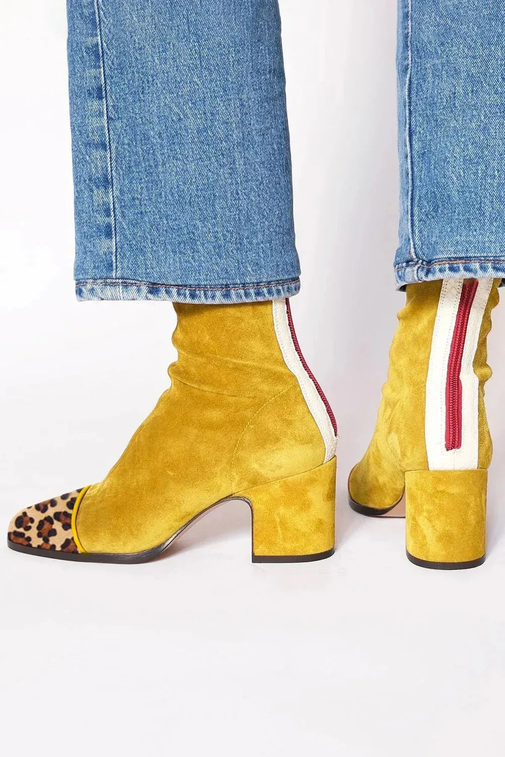 Raphael | Bottes pour Femme Silhouette Classique Confort Quotidien - Jaune
