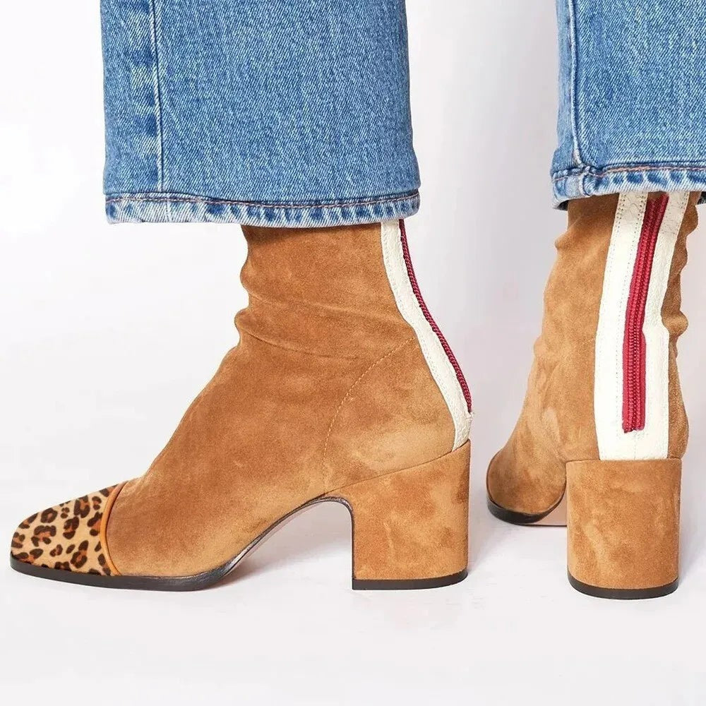Raphael | Bottes pour Femme Silhouette Classique Confort Quotidien - Marron