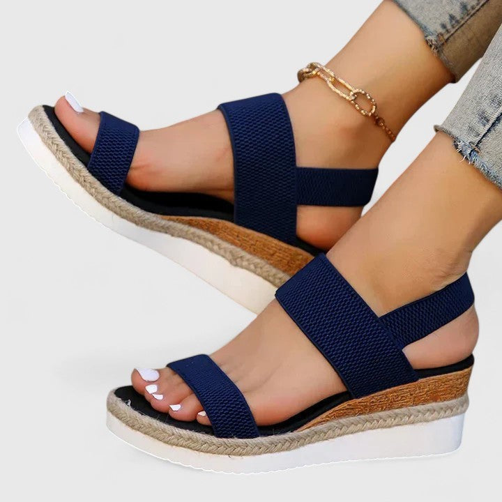 Raphael | Sandales pour Femme Soutien Orthopédique Arche Renforcée Confort - Bleu