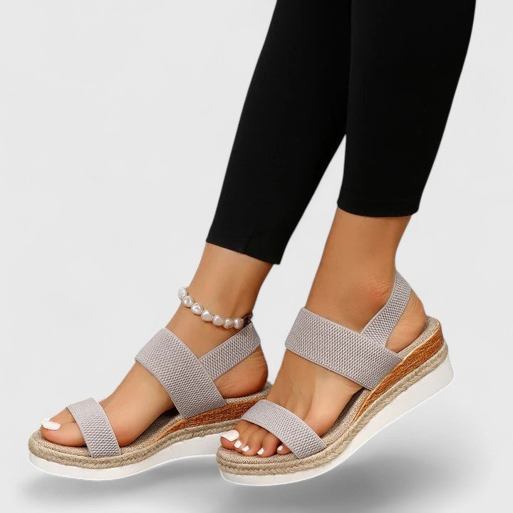 Raphael | Sandales pour Femme Soutien Orthopédique Arche Renforcée Confort - Gris