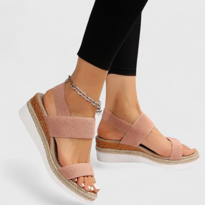 Raphael | Sandales pour Femme Soutien Orthopédique Arche Renforcée Confort - Rose