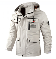Raphael | Veste de Pluie Homme Légère Imperméable Coupe Décontractée - Blanc