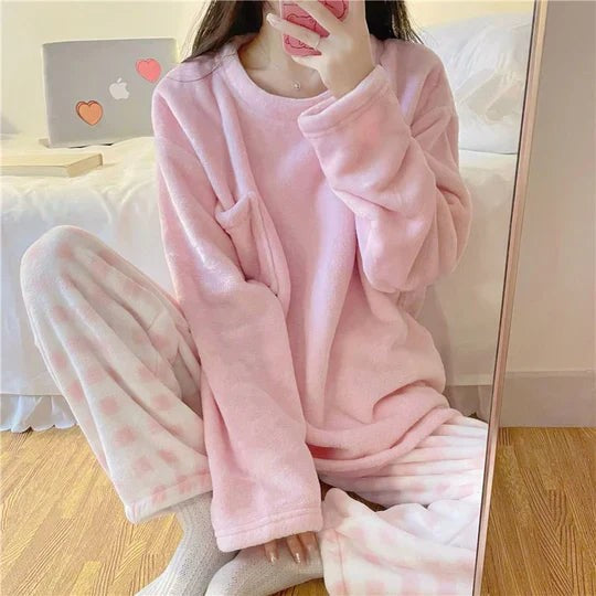 Sacha | Pyjama Femme Coupe Ample Tissu Léger Design Féminin - Rose