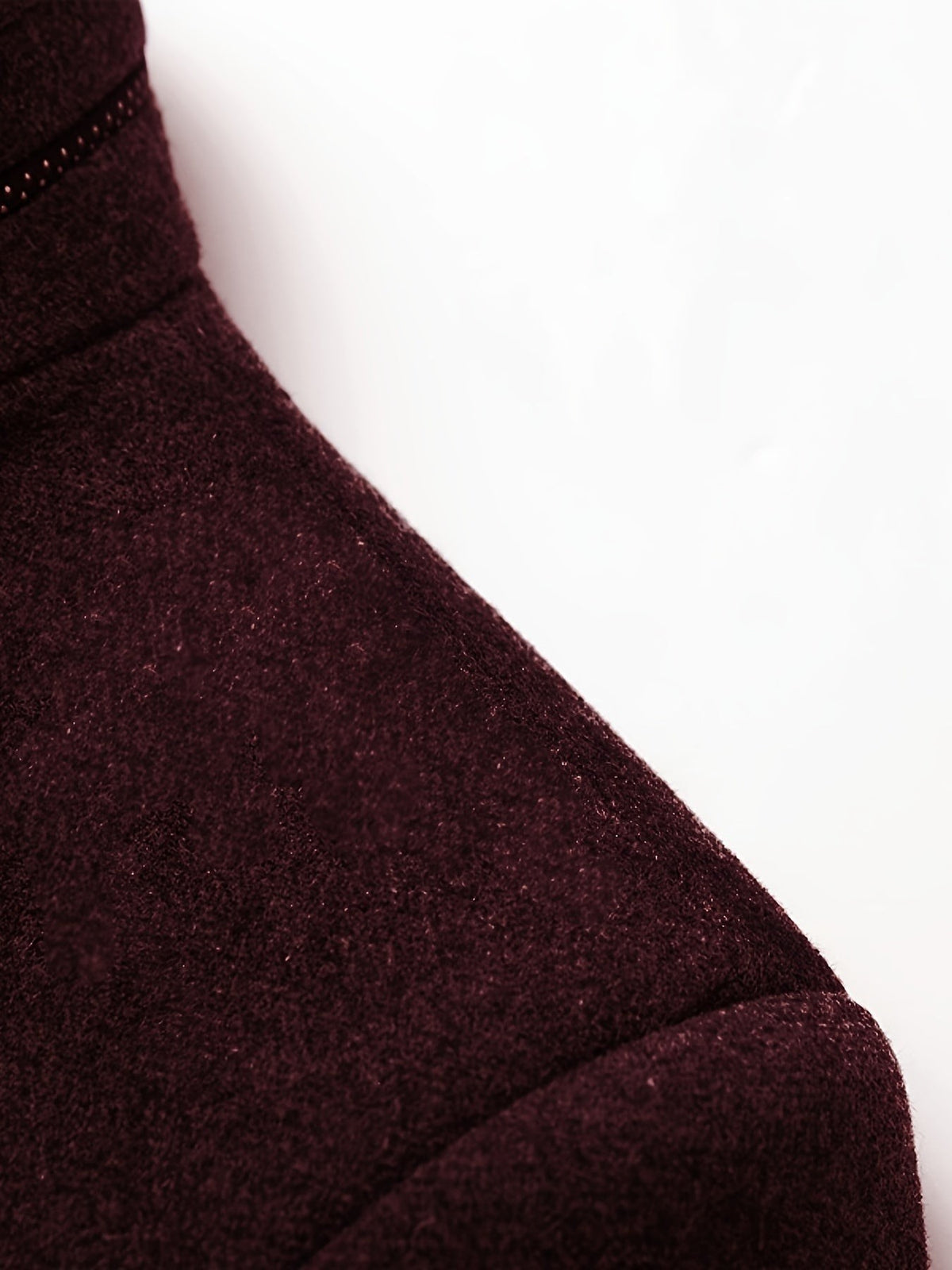 Tom | Veste pour Homme Col Montant Boutonnage Simple Couleur Unie - Noir